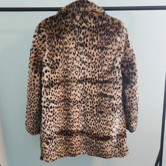 A New Day Leopard Print Faux Fur Coat - Picture 6 of 6